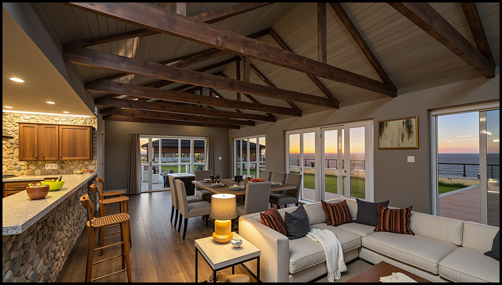 LAN_Beach house interior render